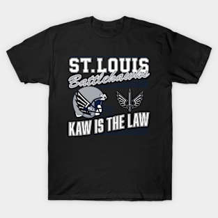 St. Louis Battlehawks - Kaw Is The Law - Ufl T-Shirt